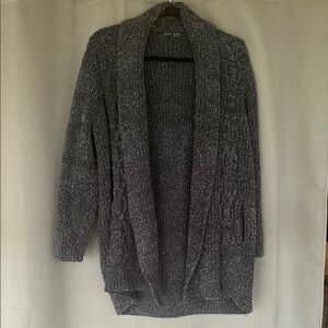 Barefoot Dreams CozyChic Blue Cardigan Sweater-Size Large